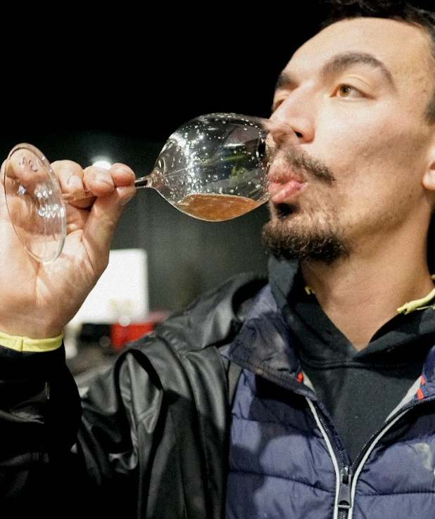 Drinking from the right glass